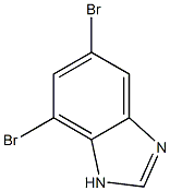 5,7-Dibromo-1H-benzoimidazole Struktur