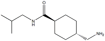 Trans-4-(aminomethyl)-N-isobutylcyclohexanecarboxamide Struktur