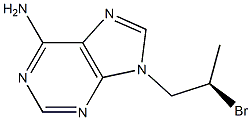 (R)-9-(2-bromopropyl)-9H-purin-6-amine Struktur