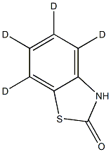 2(3H)-Benzothiazolone-d4 Struktur