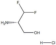 (S)-2-AMINO-3,3-DIFLUOROPROPAN-1-OL HCL Struktur