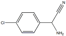 2-amino-2-(4-chlorophenyl)acetonitrile Struktur