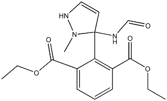 diethyl 5-(1-methyl-1H-pyrazole-5-carboxamido)isophthalate Struktur