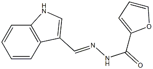 (E)-N'-((1H-indol-3-yl)methylene)furan-2-carbohydrazide Struktur