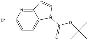 5-Bromo-pyrrolo[3,2-b]pyridine-1-carboxylic acid tert-butyl ester Struktur