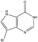 7-Bromo-3,5-dihydro-pyrrolo[3,2-d]pyrimidin-4-one Struktur