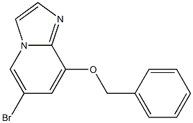 8-Benzyloxy-6-bromo-imidazo[1,2-a]pyridine Struktur