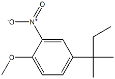 4-(1,1-DIMETHYL-PROPYL)-1-METHOXY-2-NITRO-BENZENE Struktur