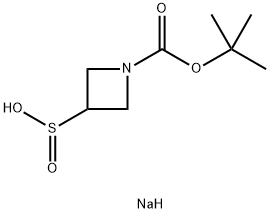 Sodium 1-(tert-butoxycarbonyl)azetidine-3-sulfinate Struktur