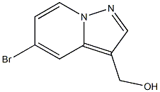 (5-Bromopyrazolo[1,5-a]pyridin-3-yl)methanol Struktur