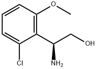 (2S)-2-AMINO-2-(2-CHLORO-6-METHOXYPHENYL)ETHAN-1-OL Struktur