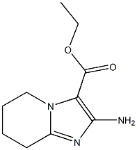 2-Amino-5,6,7,8-tetrahydro-imidazo[1,2-a]pyridine-3-carboxylic acid ethyl ester Struktur