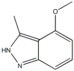 4-Methoxy-3-methyl-2H-indazole Struktur