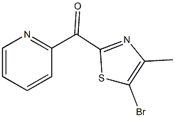 (5-bromo-4-methylthiazol-2-yl)(pyridin-2-yl)methanone Struktur