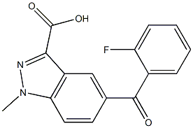 5-(2-fluorobenzoyl)-1-methyl-1H-indazole-3-carboxylic acid