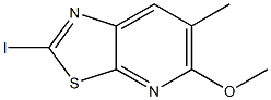 2-Iodo-5-methoxy-6-methyl-thiazolo[5,4-b]pyridine Struktur