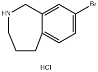 8-Bromo-2,3,4,5-tetrahydro-1H-2-benzazepine Struktur