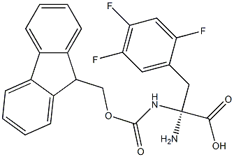 Fmoc-D-2-Amino-3-(2,4,5-trifluoro-phenyl)alanine Struktur