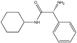 (R)-2-amino-N-cyclohexyl-2-phenylacetamide Struktur