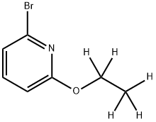 2-Bromo-6-(ethoxy-d5)-pyridine Struktur