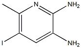 5-Iodo-6-methyl-pyridine-2,3-diamine Struktur