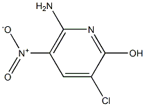 6-Amino-3-chloro-5-nitro-pyridin-2-ol Struktur