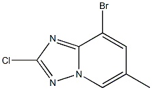 8-Bromo-2-chloro-6-methyl-[1,2,4]triazolo[1,5-a]pyridine Struktur