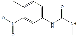 1-METHYL-3-(4-METHYL-3-NITROPHENYL)UREA Struktur