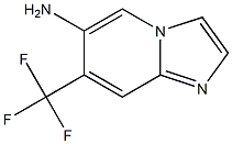 7-Trifluoromethyl-imidazo[1,2-a]pyridin-6-ylamine Struktur