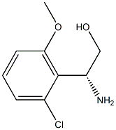 (2R)-2-AMINO-2-(2-CHLORO-6-METHOXYPHENYL)ETHAN-1-OL Struktur