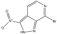 7-Bromo-3-nitro-2H-pyrazolo[3,4-c]pyridine Struktur