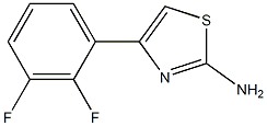 4-(2,3-difluorophenyl)thiazol-2-amine Struktur