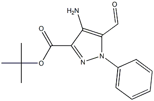 tert-butyl 4-amino-5-formyl-1-phenyl-1H-pyrazole-3-carboxylate