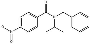 N-Benzyl-N-isopropyl-4-nitrobenzamide Struktur