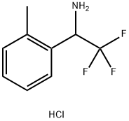 2,2,2-TRIFLUORO-1-O-TOLYL-ETHYLAMINE HCl Struktur