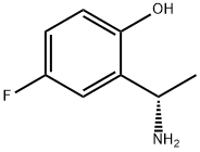 2-((1S)-1-AMINOETHYL)-4-FLUOROPHENOL Struktur