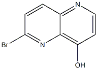 6-Bromo-[1,5]naphthyridin-4-ol Struktur