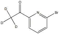 2-Bromo-6-(acetyl-d3)-pyridine Struktur