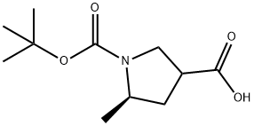 (5R)-1-[(tert-butoxy)carbonyl]-5-methylpyrrolidine-3-carboxylic acid|(5R)-1-[(TERT-BUTOXY)CARBONYL]-5-METHYLPYRROLIDINE-3-CARBOXYLIC ACID