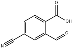 4-CYANO-2-FORMYLBENZOIC ACID Struktur