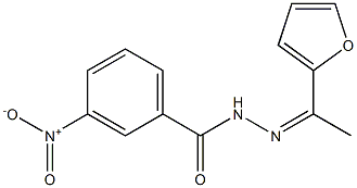 N'-[1-(2-furyl)ethylidene]-3-nitrobenzohydrazide Struktur