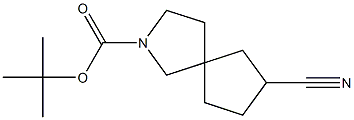 TERT-BUTYL 7-CYANO-2-AZASPIRO[4.4]NONANE-2-CARBOXYLATE Struktur