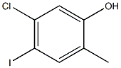 5-Chloro-4-iodo-2-methyl-phenol Struktur