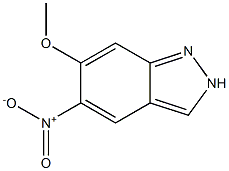 6-Methoxy-5-nitro-2H-indazole Struktur