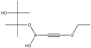 ethoxyethynylboronic acid pinacol ester Struktur