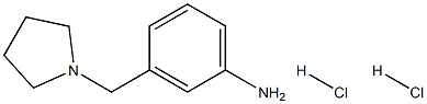 3-(Pyrrolidin-1-ylmethyl)aniline dihydrochloride Struktur