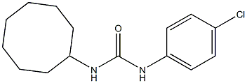 1-(4-CHLORO-PHENYL)-3-CYCLOOCTYL-UREA Struktur