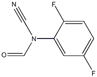 N-(2,5-DIFLUOROPHENYL)CYANOFORMAMIDE Struktur