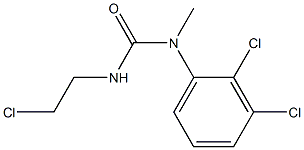 3-(2-CHLOROETHYL)-1-(2,3-DICHLOROPHENYL)-1-METHYLUREA Struktur