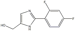 [2-(2,4-Difluoro-phenyl)-3H-imidazol-4-yl]-methanol Struktur